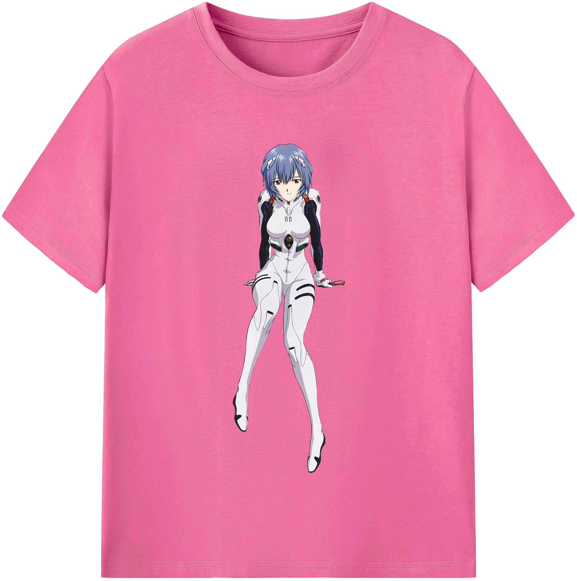 （画像用） EVA 新世紀エヴァンゲリオン レディースカジュアルプリントTシャツ（綿100％）